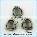 Wholesale Fashion Various Colors Glass Faceted Birthstone Pendant thumbnail-4