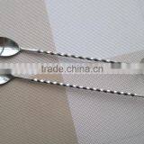 Winolaz Stainless Steel Bar Spoon Cocktail Spoon With Twisted Handle thumbnail-3