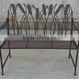 Outdoor Bench With Animal Back Design thumbnail-2