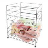 Hotel Towel Basket , Hotel Accessories, Stainless Steel Towel Basket,dirty Towel Basket YZ4119C thumbnail-1