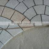 Fan Shape Granite Paving Stone Mixed Color Driveway Paving Stone thumbnail-3