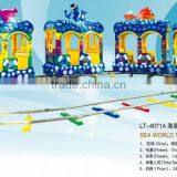 Amusement Park Electric Train Track Toy Mini Sea World Train thumbnail-1