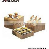 Customized high quality MDF food display stand