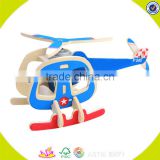 2017 wholesale kids airplane build kit wooden assembly toys new design children wooden assembly toys W03B068