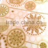 Window Decoration Vinyl Sticker, Gold Color Way Decoration Window Sticker Home Decoration thumbnail-4