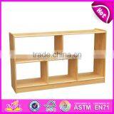High Quality Kids Preschool Furniture Natural Wood Storage Furniture W08C203 thumbnail-1
