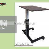 Rolling Side Multi-function Desk With Wheels Reading Bed Study Table thumbnail-3