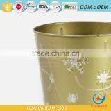 Wholesale Powder Coated Metal Homeware Embossing Outdoor Flowers in Pots Wholesale Metal Pots Face Flower Pot thumbnail-6