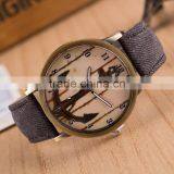 Wholesale Factory Price Free Sample Classical Wristwatch Leather Strap Men's Watch thumbnail-3