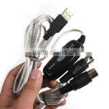 USB to Midi Adapter Converter Piano Music Keyboard Cable Interface For Laptop PC thumbnail-4
