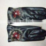 Wholesale Winter Lady Short Leather Glove thumbnail-1