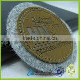 Custom Made Emboss/deboss pu Patches 2015 Jeans Leather Label Logo