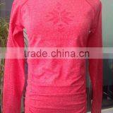 OEM Women's Long Johns Round Neck Colorful Seamless Underwear thumbnail-1