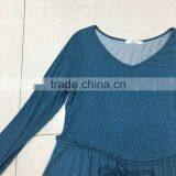 Women Cheap Long Sleeve Dot Print Dress Stock Apparel thumbnail-2