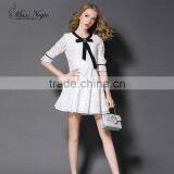 Maxnegio New Product Wholesale Girls Cute Slim White Lace Dress thumbnail-1