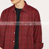 Italian Style Extra Long Sleeve Checked Shirts Famous Brand Shirts for Men thumbnail-3