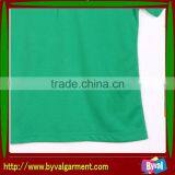 Customed Men's Pure Cotton Pique Fitted Blank Green Short Sleeve Polo Neck Shirt thumbnail-6