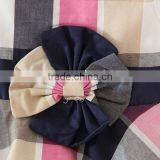 Summer OEM Baby Girl Clothes Grid Sleeveless Bow Mini Cute One Piece Girls Party Dresses thumbnail-5
