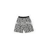 Black and White Couple Beach Shorts thumbnail-3