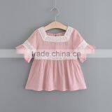 S33520W Sweet Girls New Lace Flower Fancy Summer Pink Blouse thumbnail-4