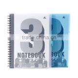 A4 PP Cover Writing Notebook Wire-o Binding Notebook Office Stationery thumbnail-1
