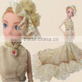 Custom Make Fancie Ball Gown Doll Pretty Plastic Dress up Doll thumbnail-2