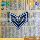 Military Chevron PATCH Aviation Pilot Tag Grade Custom Iron On Embroidery Patch thumbnail-2