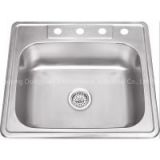 Stainless Steel single Bowl topmount  Sink