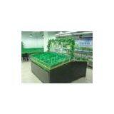 Store, Supermarket Green Metal Durable and Practical Fruit and Vegetable Display Rack