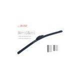 Black Frameless 26 20 Universal Windscreen Wipers Blade , MAZDA Flex Snow Wipers