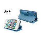 Apple IPhone Protective Cases Blue IPhone4 / 4S Leather Cover Case With Buckle thumbnail-1