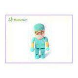 Custom Made 8GB / 16GB Cartoon Character USB Drives / USB 2.0 Character Green