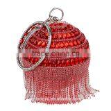 Black Tassel Silver 2017 Clutch Bag / Rhinostone Purse d Evening Handbag Gorgeous Bridal Wedding Purse Party Bag Handbag thumbnail-3