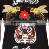 New Womens Cotton Silk Screen Printed T-Shirt Customize Ladies O Neck Short Sleeve Printed T Shirts thumbnail-5