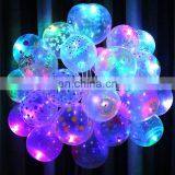 led balloon led light balloon size 12 inch 3.2g with flashing light decorate party