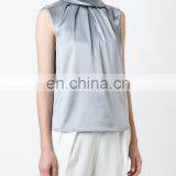 MIKA2411 Silk Blend Sleeveless Blouse