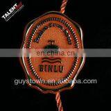 Custom Emboss Brand Name Logo Seal Lock Tag String for Hang Tag thumbnail-2