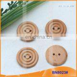 Laser Engraved Wooden Buttons for Garment BN8023