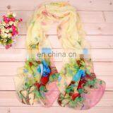 Wholesale China Mixed Color Silk Scarf Chiffon Georgette Scarves thumbnail-2