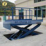 7LSJG Jinan SevenLift Stationary Electric Hydraulic Movable Hand Double Scissor Lifter Stage Platform thumbnail-6