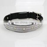 Factory Direct Pet Supplies Large and Small Luminous USB Charging Dual Fiber LED Light Dog Collar thumbnail-5