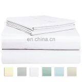 Home Textile Wholesale Doubl Single Quilted 4 Pcs Luxury King Size Bed Sheet Set 100% Cotton Bed Sheet Set thumbnail-2