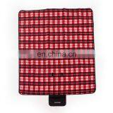 In Fashion Water Resist Picnic Blanket Red Plaid Picnic Blanket For Wholesale thumbnail-5
