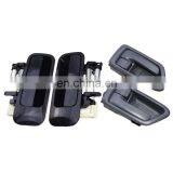 Rear Black Outside +Gray Inside Door Handles Set For Toyota Camry 1997-2001 69210AA010 69210-AA010 69240AA010 thumbnail-6