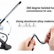LED Eye Protection Flexible Task Lamp Clip-on Desk Table Gooseneck Reading Light thumbnail-3