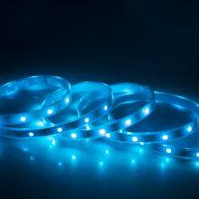 White PCB 5V 5050 LED Light LC8823 Waterproof RGB Colorful LED Strip
