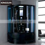 6mm Tempered Glass Sector Shape Steam Shower Room With Whirlpool Tub K-7075B thumbnail-1