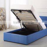 Modern Style Hot Sale Leather Bed Wood Double Bed Designs With Box Quality Choice thumbnail-4