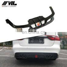 Carbon Fiber Rear bumper diffuser for Jaguar XF 2016-2018 not fit for sportbrake