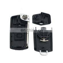 2 Buttons Remote Smart Car Key Shell Fob Cover Blank Case For Hyundai Santa Fe 2006 - 2010 thumbnail-5